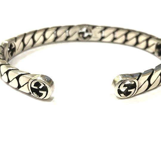 GUCCI bracelet SV925 Silver Interlocking G