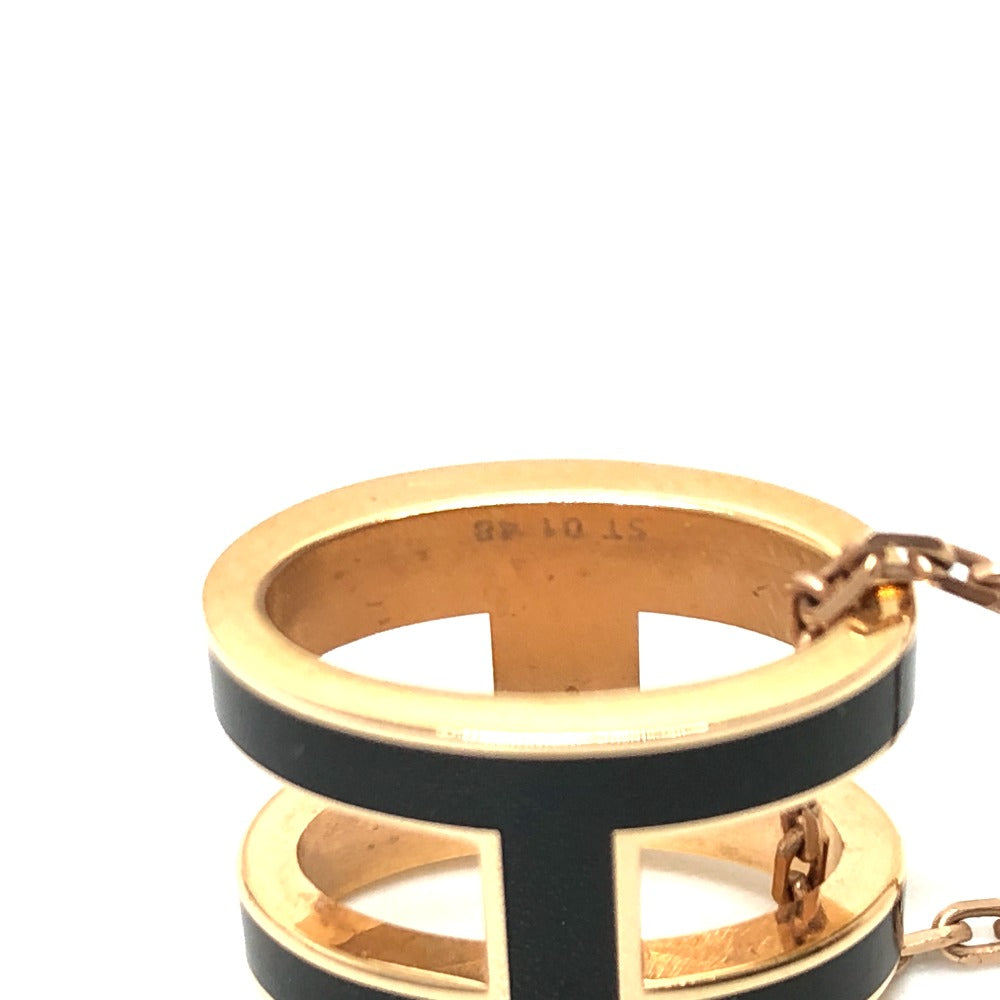 HERMES Necklace metal black Pop ash