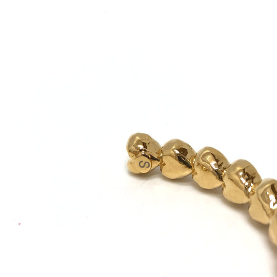 CHANEL Bangle B23P metal gold COCO Mark rhinestone Women S Used Authentic
