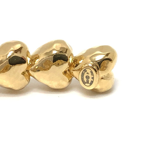 CHANEL Bangle B23P metal gold COCO Mark rhinestone Women S Used Authentic