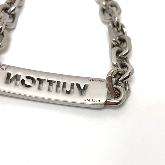 LOUIS VUITTON bracelet M0994M metal Silver LV ID M