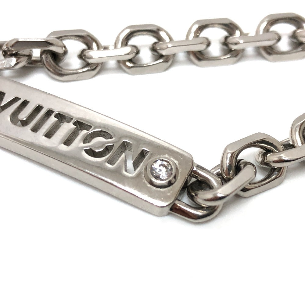 LOUIS VUITTON bracelet M0994M metal Silver LV ID M