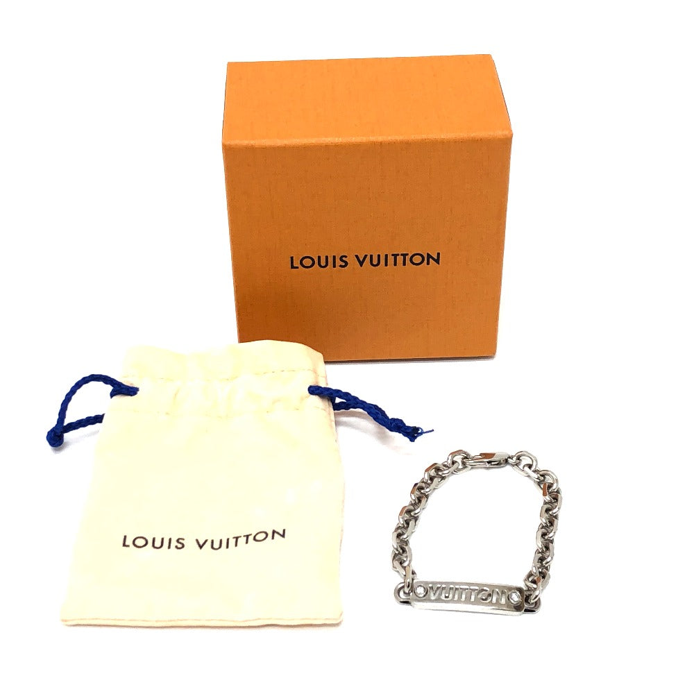 LOUIS VUITTON bracelet M0994M metal Silver LV ID M