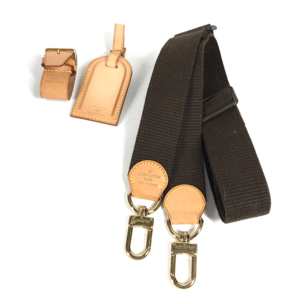 LOUIS VUITTON Boston Duffel bag M41399 Monogram canvas Brown Monogram Alize 24 Van Quatre mens Used Authentic