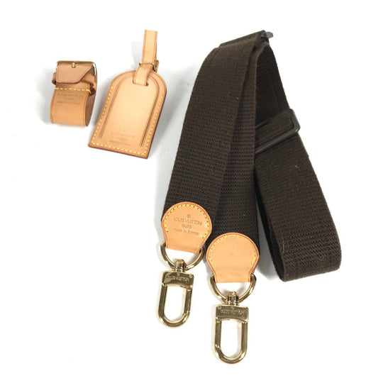 LOUIS VUITTON Boston Duffel bag M41399 Monogram canvas Brown Monogram Alize 24 Van Quatre mens Used Authentic