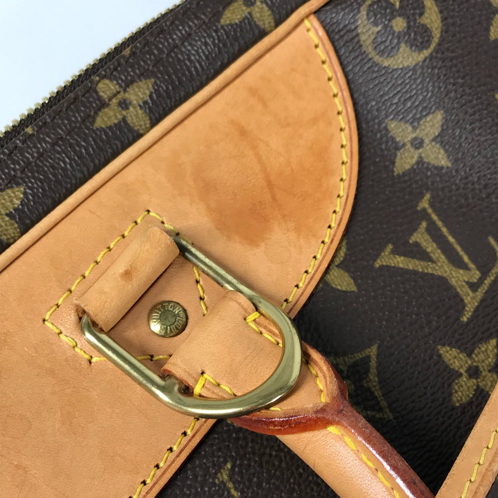 LOUIS VUITTON Boston Duffel bag M41399 Monogram canvas Brown Monogram Alize 24 Van Quatre mens Used Authentic