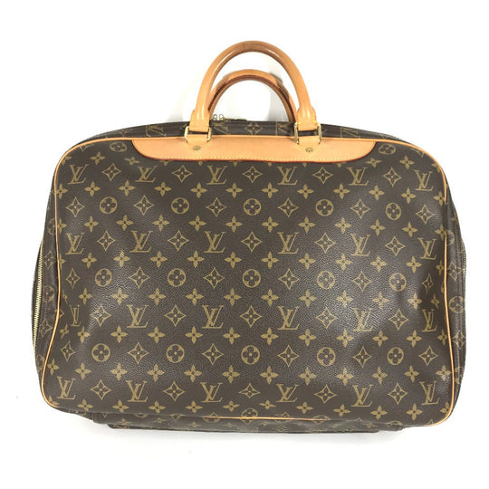 LOUIS VUITTON Boston Duffel bag M41399 Monogram canvas Brown Monogram Alize 24 Van Quatre mens Used Authentic