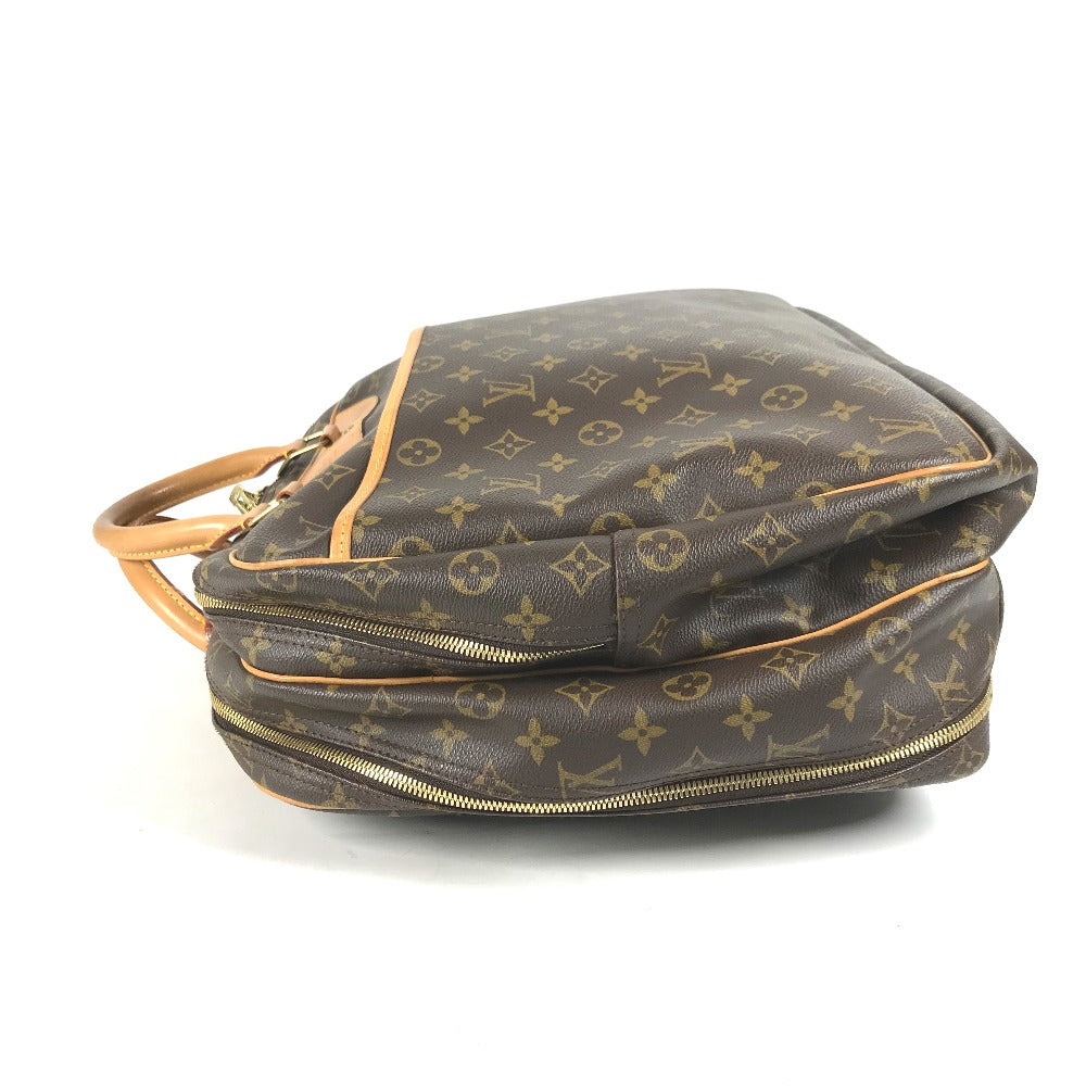 LOUIS VUITTON Boston Duffel bag M41399 Monogram canvas Brown Monogram Alize 24 Van Quatre mens Used Authentic