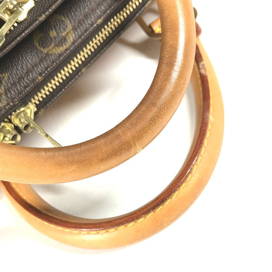 LOUIS VUITTON Boston Duffel bag M41399 Monogram canvas Brown Monogram Alize 24 Van Quatre mens Used Authentic