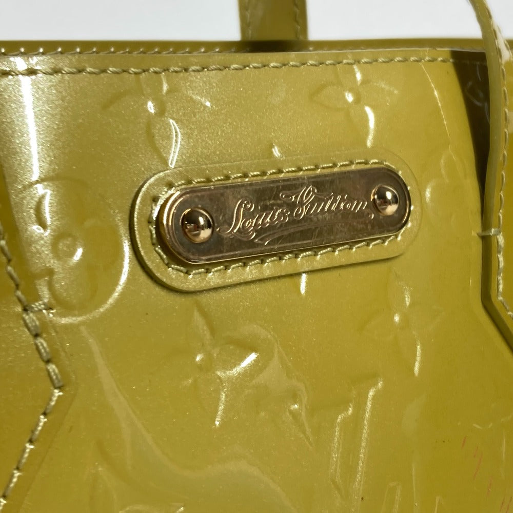 LOUIS VUITTON Handbag M91643 Monogram Vernis Canvas yellow Monogram Vernis Wilshire PM