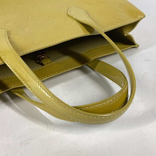 LOUIS VUITTON Handbag M91643 Monogram Vernis Canvas yellow Monogram Vernis Wilshire PM