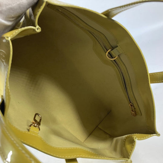 LOUIS VUITTON Handbag M91643 Monogram Vernis Canvas yellow Monogram Vernis Wilshire PM