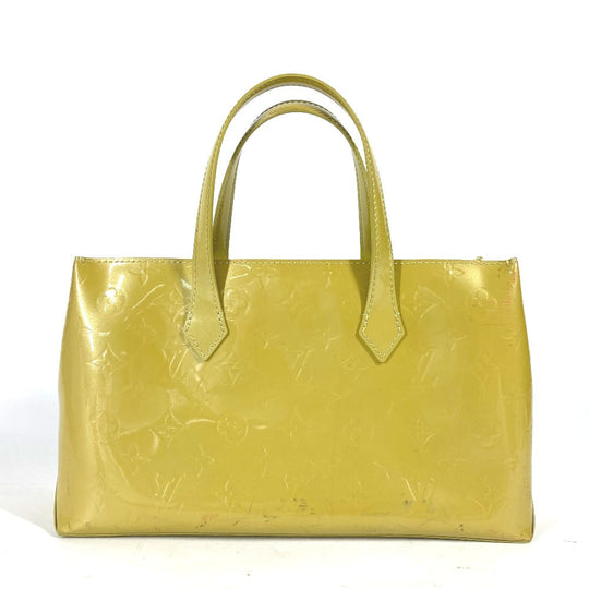 LOUIS VUITTON Handbag M91643 Monogram Vernis Canvas yellow Monogram Vernis Wilshire PM