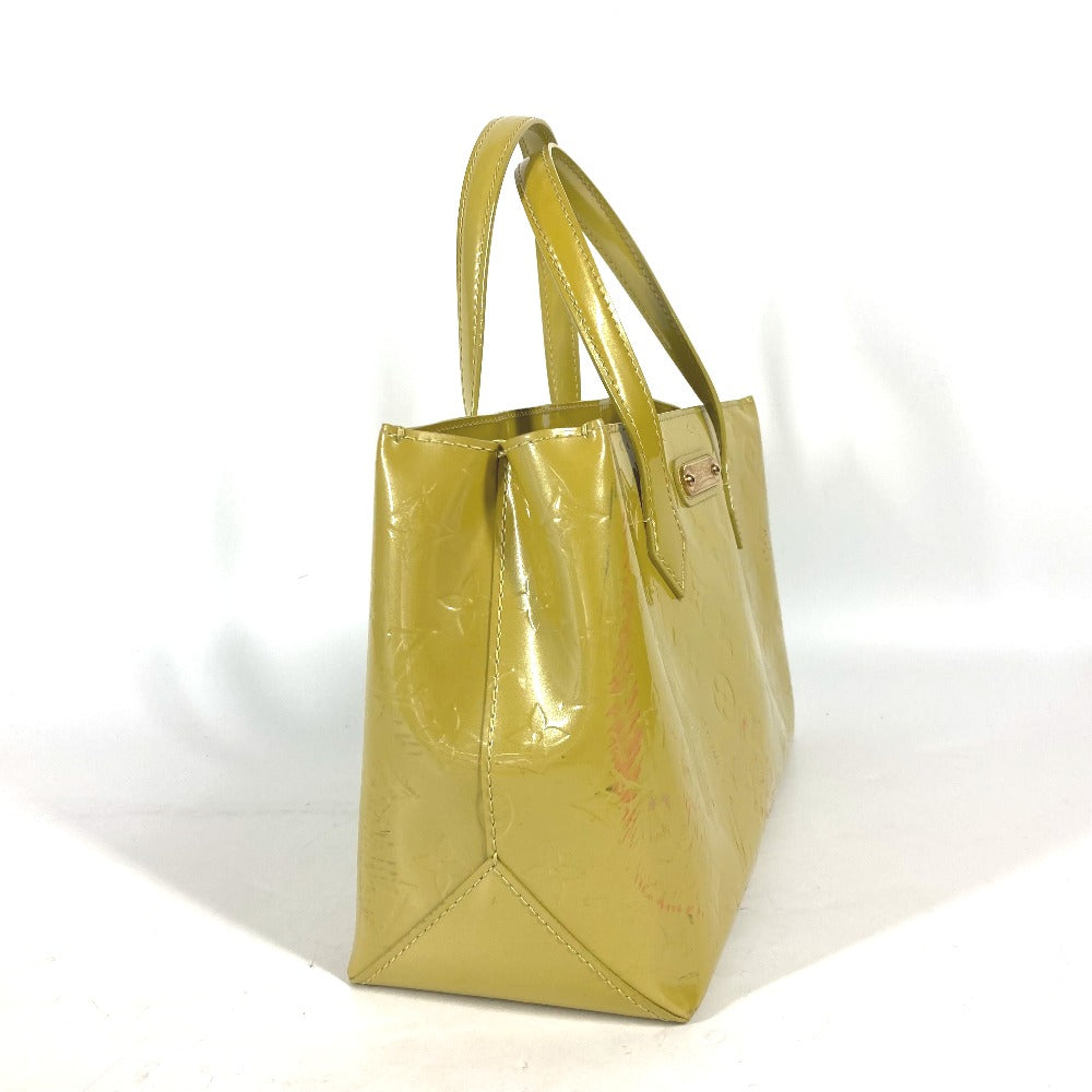 LOUIS VUITTON Handbag M91643 Monogram Vernis Canvas yellow Monogram Vernis Wilshire PM