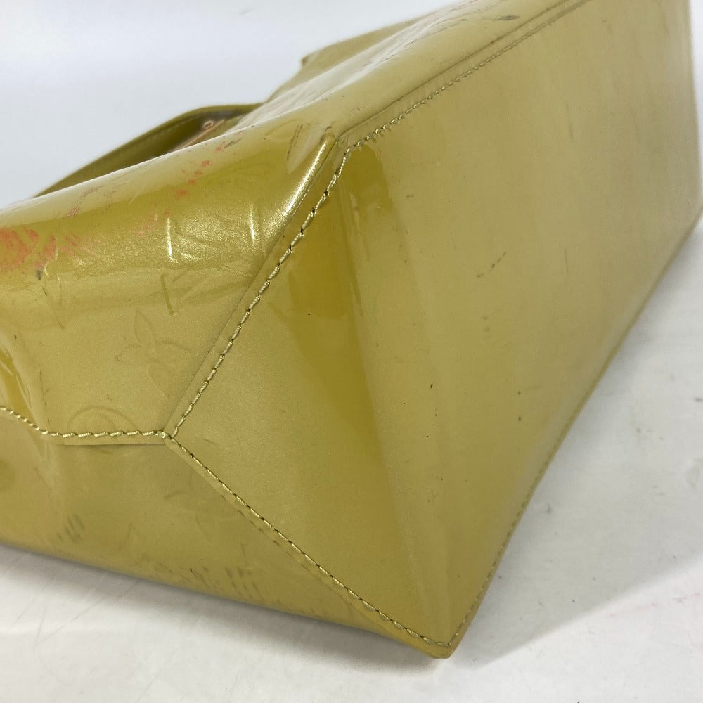 LOUIS VUITTON Handbag M91643 Monogram Vernis Canvas yellow Monogram Vernis Wilshire PM