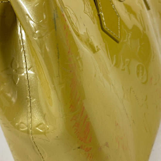 LOUIS VUITTON Handbag M91643 Monogram Vernis Canvas yellow Monogram Vernis Wilshire PM