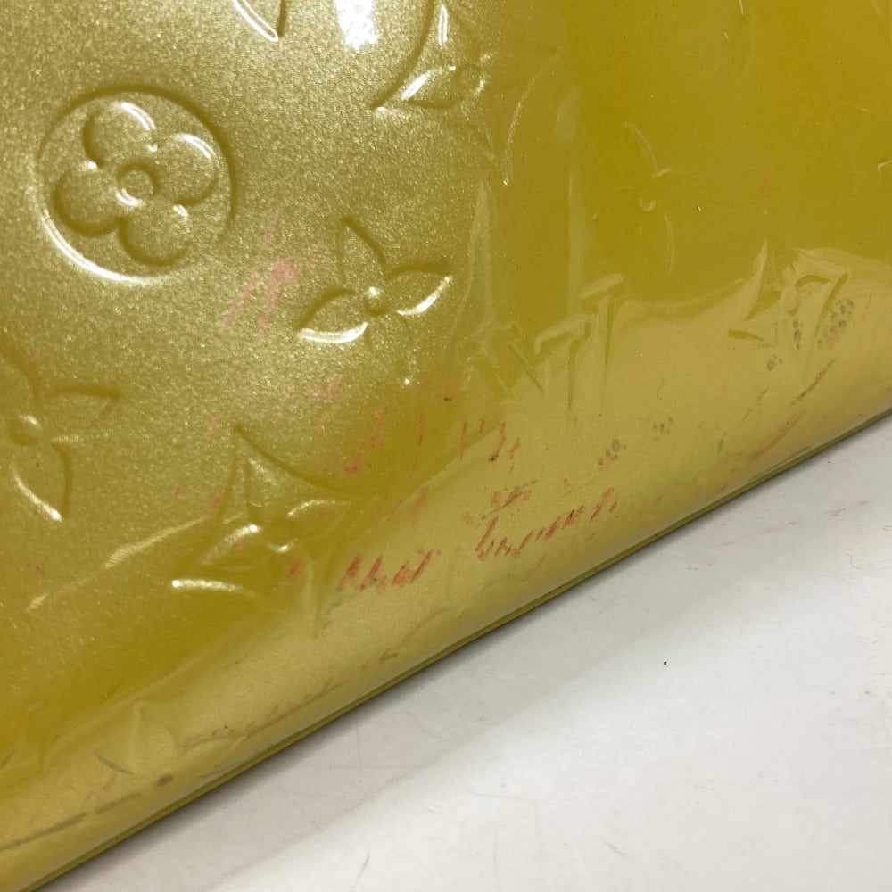 LOUIS VUITTON Handbag M91643 Monogram Vernis Canvas yellow Monogram Vernis Wilshire PM