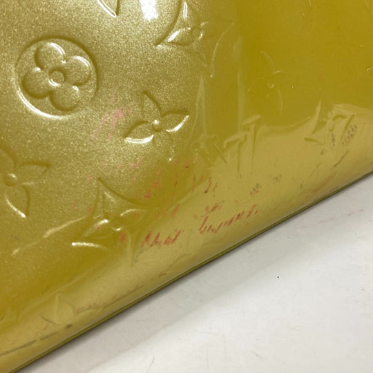 LOUIS VUITTON Handbag M91643 Monogram Vernis Canvas yellow Monogram Vernis Wilshire PM