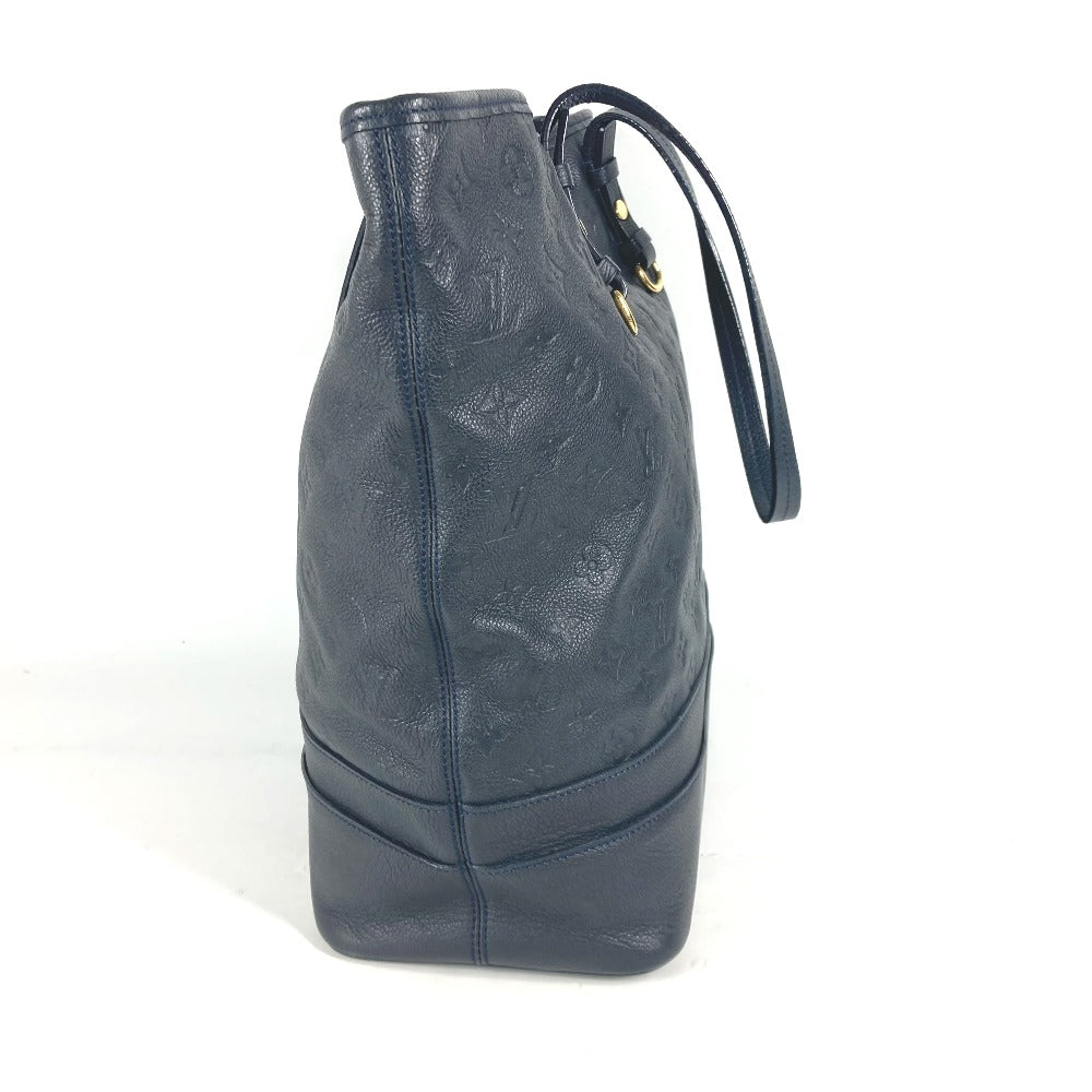 LOUIS VUITTON Shoulder Bag M93237 Monogram Ann Platt Leather Navy Monogram Ann Platt Citadine GM Women Used Authentic
