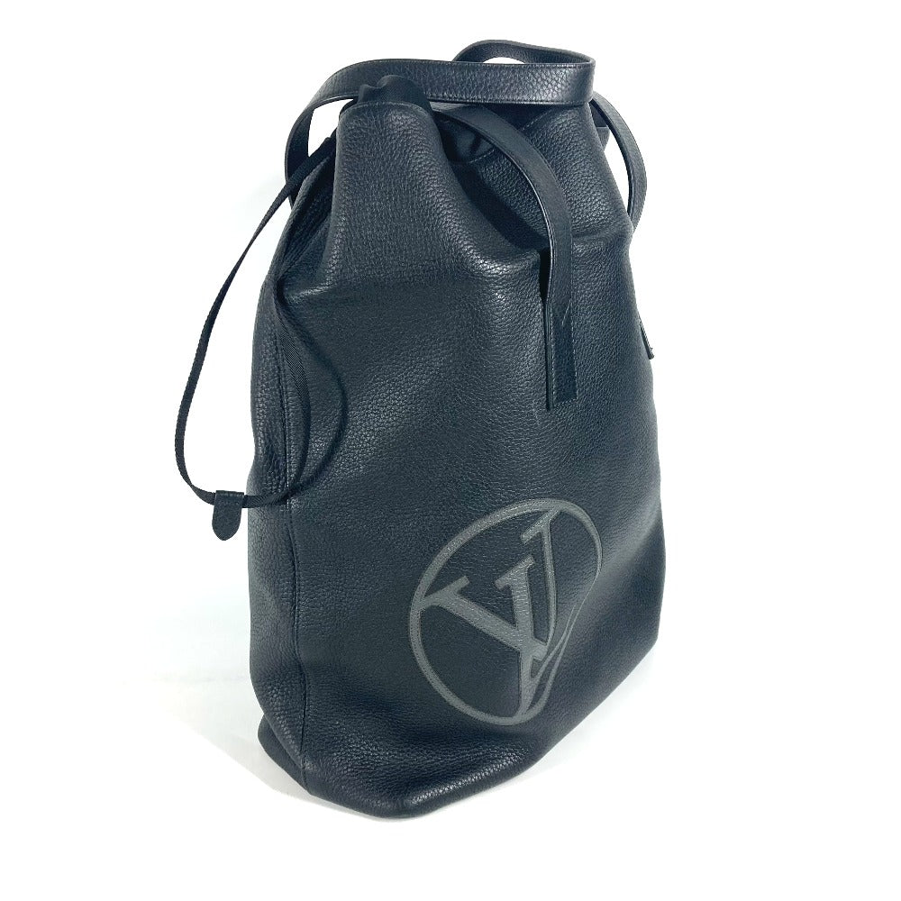 LOUIS VUITTON Shoulder Bag M55000 Taurillon Clemence Leather black LV circle Hippo Light mens Used Authentic