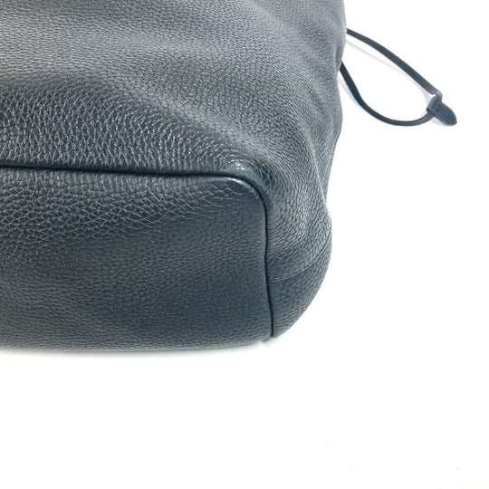 LOUIS VUITTON Shoulder Bag M55000 Taurillon Clemence Leather black LV circle Hippo Light mens Used Authentic