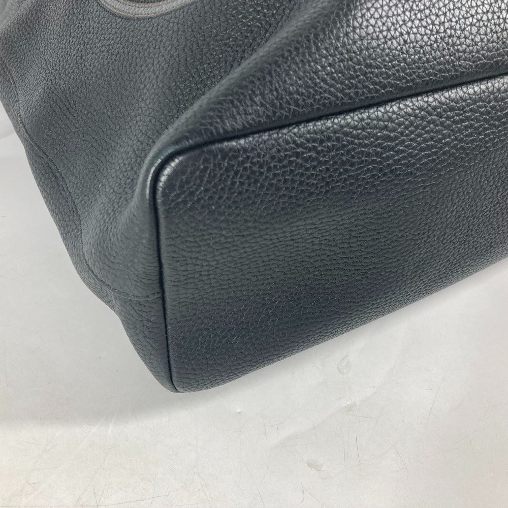 LOUIS VUITTON Shoulder Bag M55000 Taurillon Clemence Leather black LV circle Hippo Light mens Used Authentic