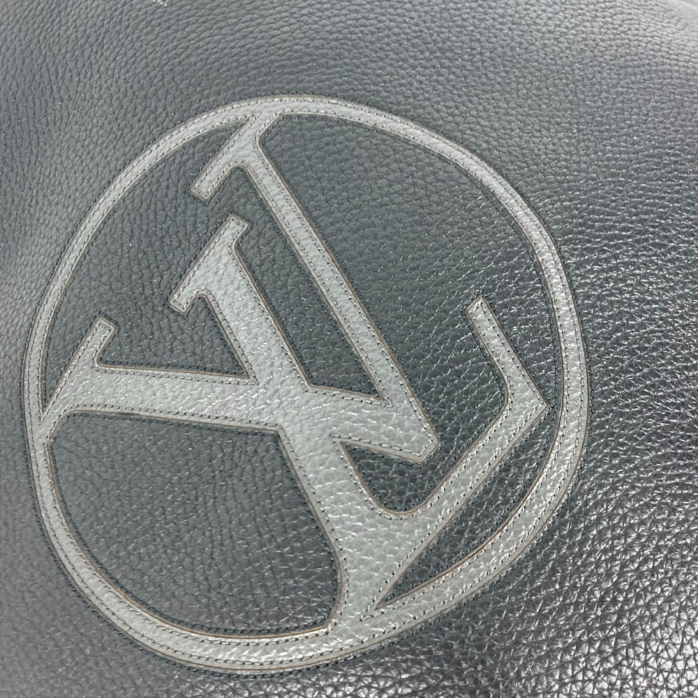 LOUIS VUITTON Shoulder Bag M55000 Taurillon Clemence Leather black LV circle Hippo Light mens Used Authentic