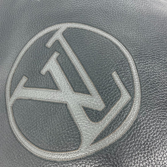 LOUIS VUITTON Shoulder Bag M55000 Taurillon Clemence Leather black LV circle Hippo Light mens Used Authentic