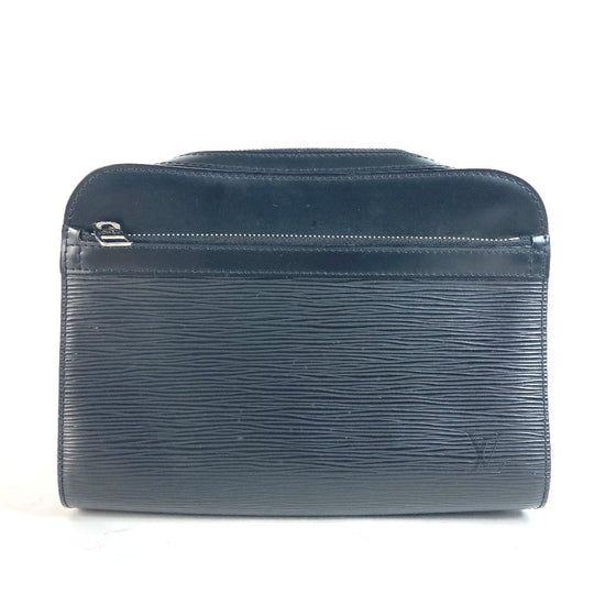LOUIS VUITTON business bag M59362 Epi Leather black Epi Osh mens Used Authentic
