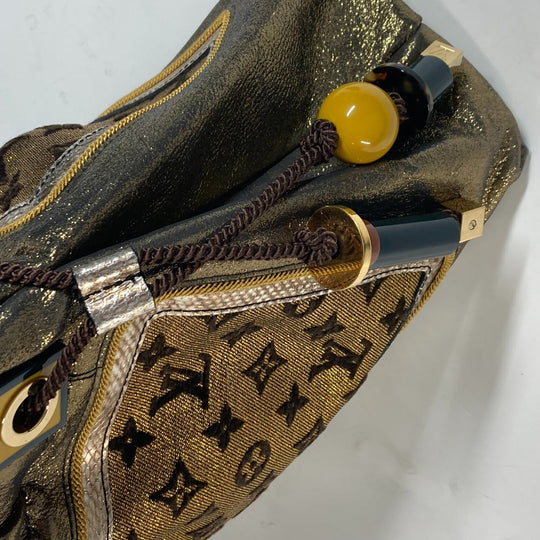 LOUIS VUITTON Shoulder Bag M97012 Leather, Canvas gold cruise line monogram sunbird Women Used Authentic