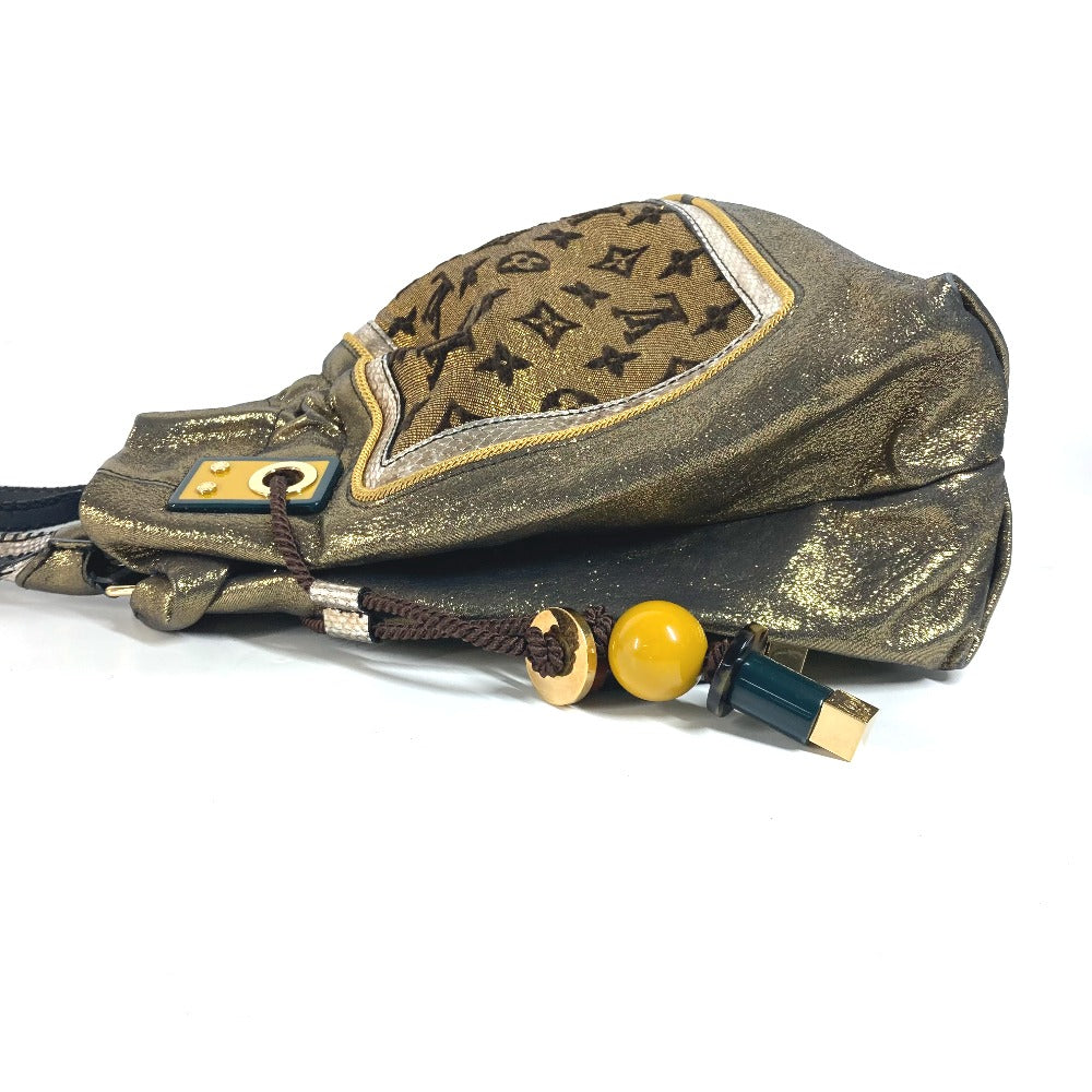 LOUIS VUITTON Shoulder Bag M97012 Leather, Canvas gold cruise line monogram sunbird Women Used Authentic