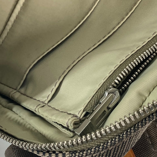 LOUIS VUITTON Sling bag M93619 Damier Jean Canvas khaki Damier Jean Acrobat mens Used Authentic