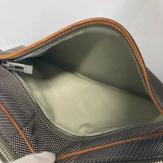 LOUIS VUITTON Sling bag M93619 Damier Jean Canvas khaki Damier Jean Acrobat mens Used Authentic