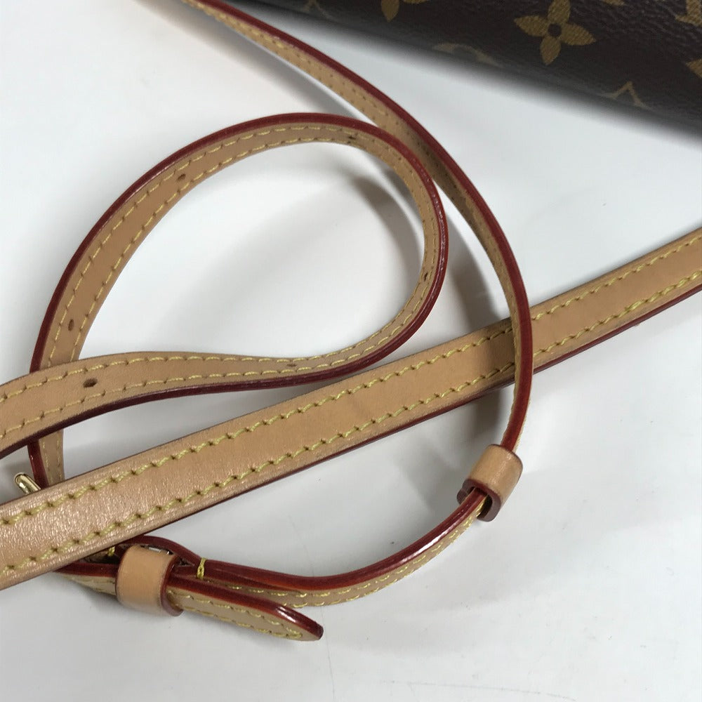 LOUIS VUITTON Sling bag M83532 Monogram canvas Brown Monogram mini bum bag Women Used Authentic