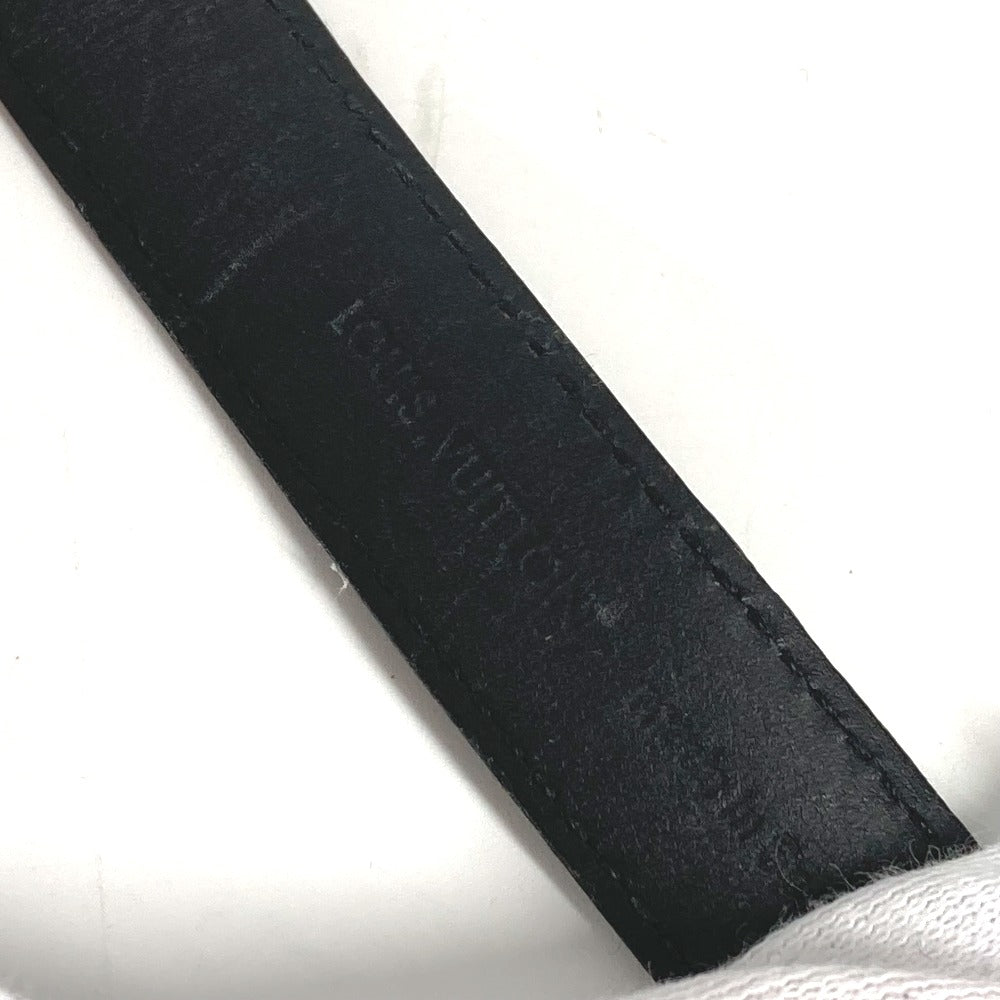LOUIS VUITTON bracelet M6456E Monogram Eclipse Canvas black Monogram Eclipse Bracelet LV Slim mens 19 Used Authentic