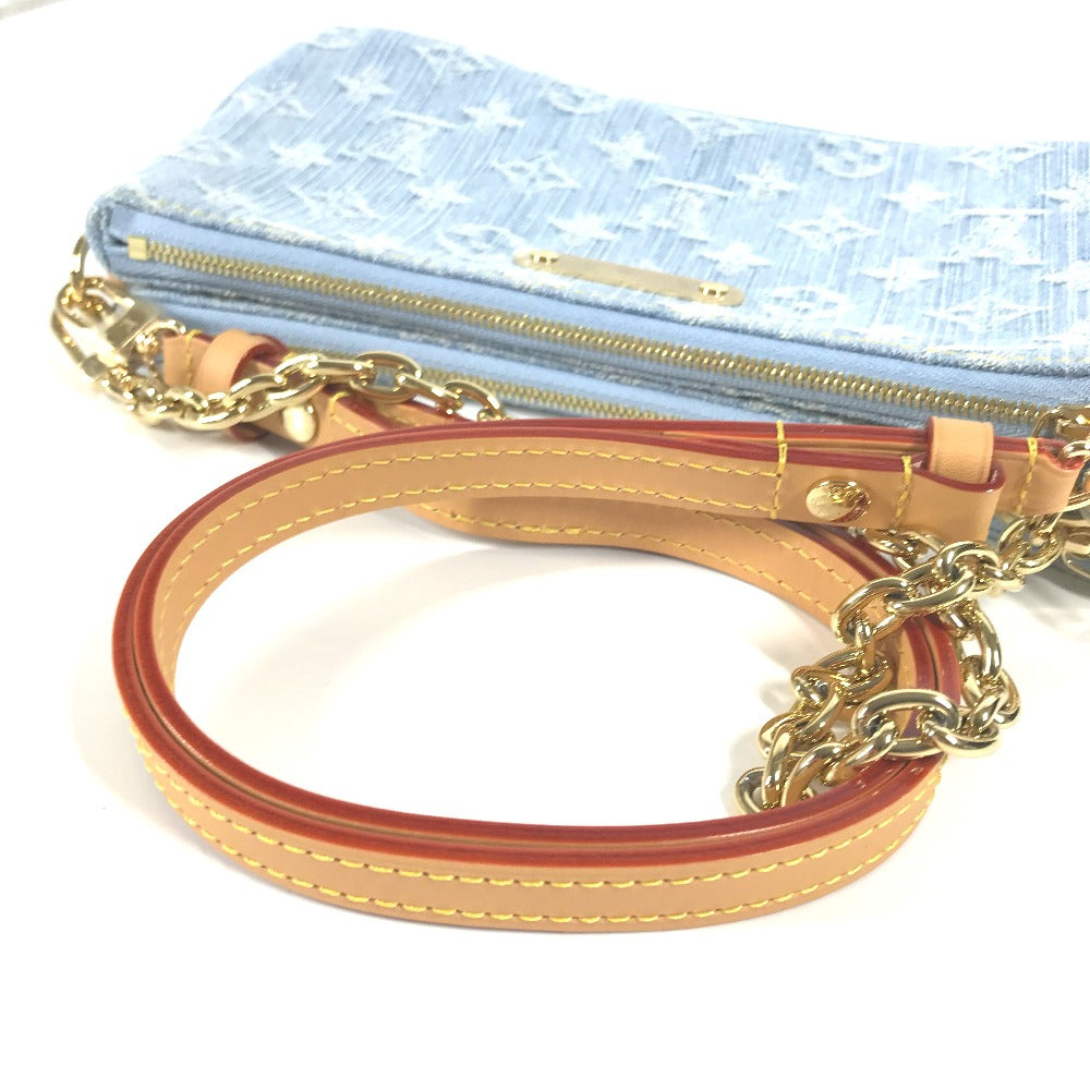 LOUIS VUITTON Shoulder Bag M83532 Monogram denim blue Monogram denim Pochette Live