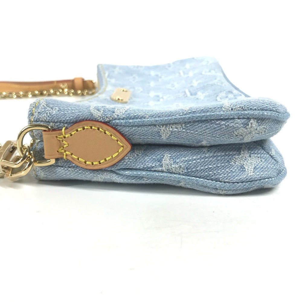 LOUIS VUITTON Shoulder Bag M83532 Monogram denim blue Monogram denim Pochette Live