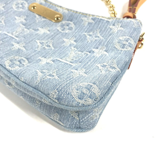 LOUIS VUITTON Shoulder Bag M83532 Monogram denim blue Monogram denim Pochette Live