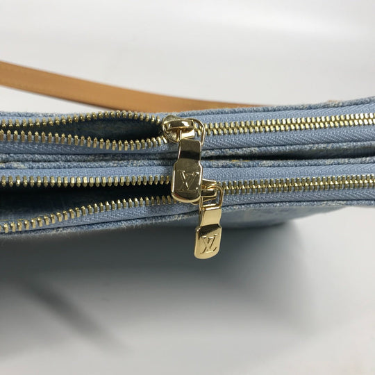 LOUIS VUITTON Shoulder Bag M83532 Monogram denim blue Monogram denim Pochette Live