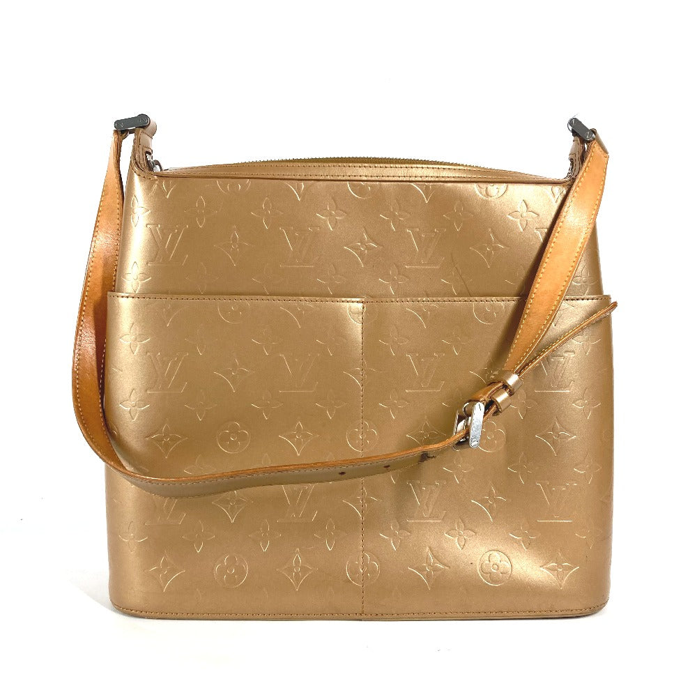 LOUIS VUITTON Shoulder Bag M55167 Monogram mat leather beige Monogram mat Sutter Women Used Authentic