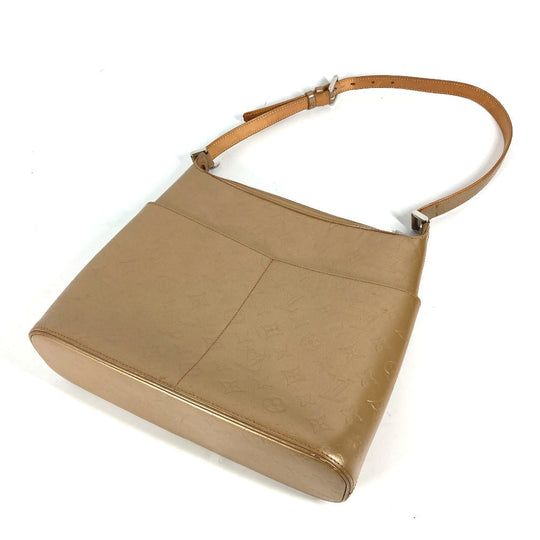 LOUIS VUITTON Shoulder Bag M55167 Monogram mat leather beige Monogram mat Sutter Women Used Authentic