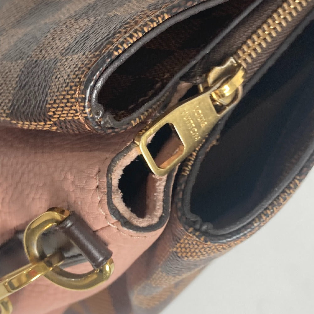 LOUIS VUITTON Tote Bag N41488  Damier canvas Brown Damier Normandy Women Used Authentic