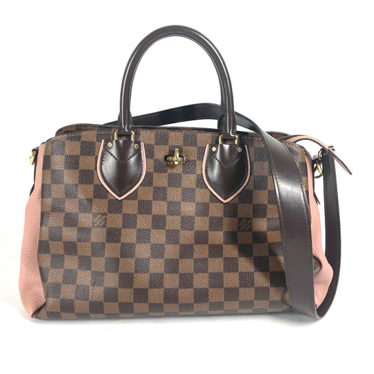 LOUIS VUITTON Tote Bag N41488  Damier canvas Brown Damier Normandy Women Used Authentic