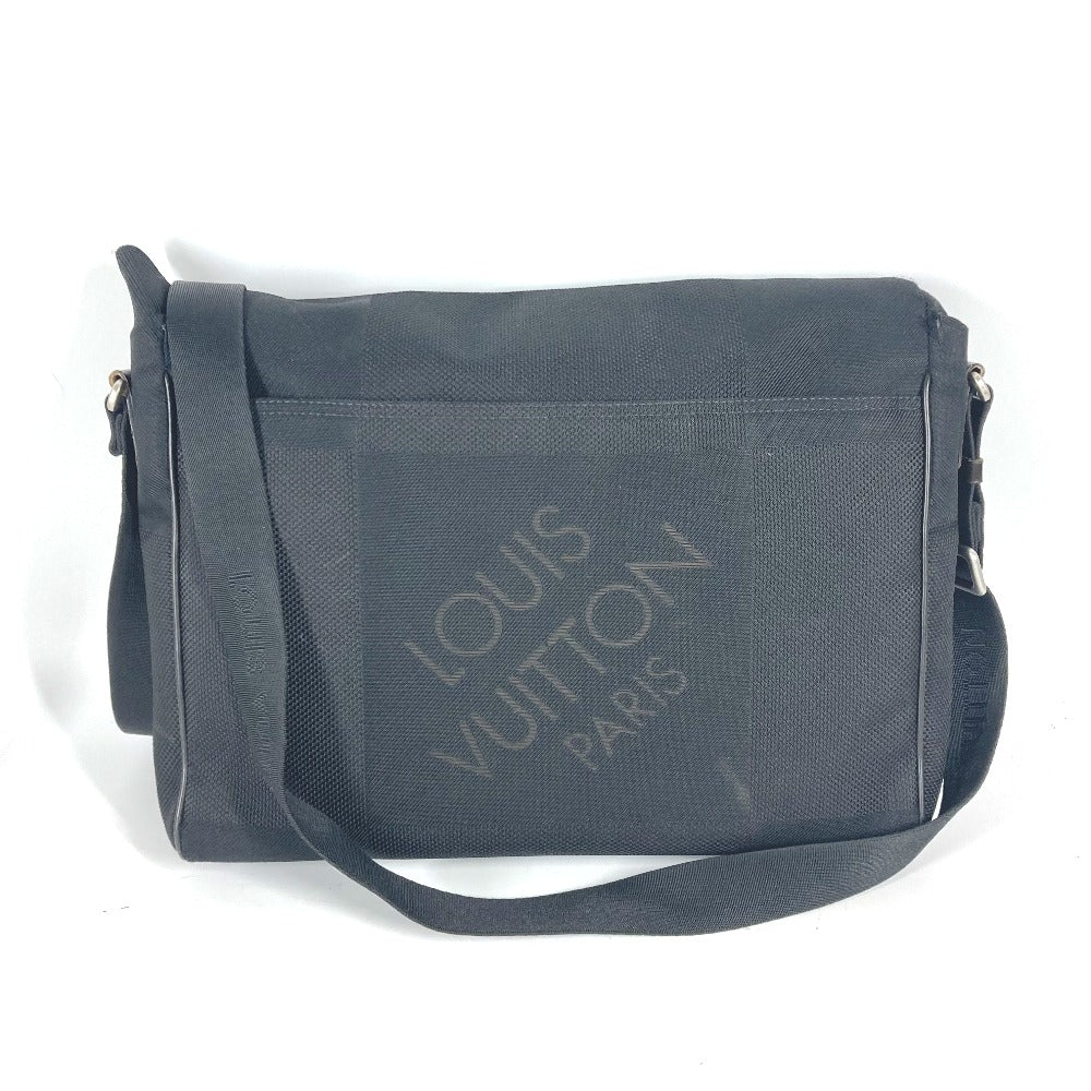 LOUIS VUITTON Shoulder Bag M93225 Damier Jean Canvas black Damier Jean Messager NM mens Used Authentic
