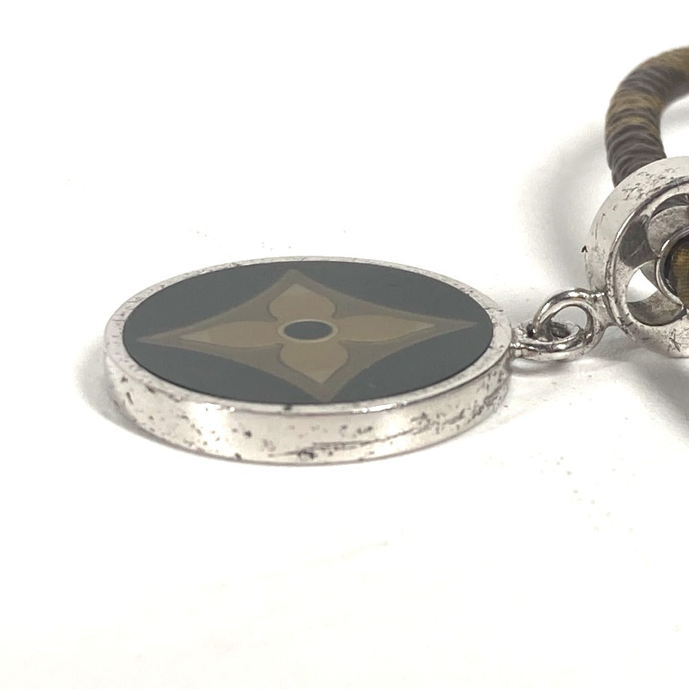LOUIS VUITTON Necklace M65436 Monogram canvas, SV925 Brown Monogram Pandanty Fleur