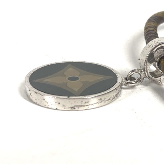 LOUIS VUITTON Necklace M65436 Monogram canvas, SV925 Brown Monogram Pandanty Fleur