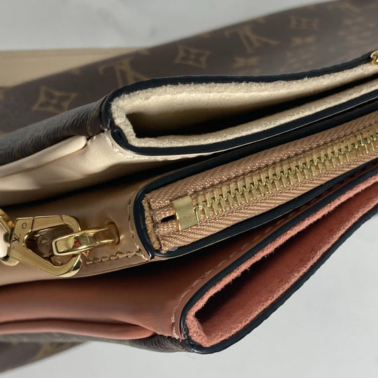LOUIS VUITTON Handbag M44255 Monogram canvas Brown Monogram Millefeuille Women Used Authentic