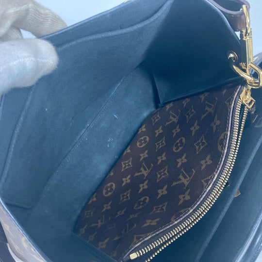 LOUIS VUITTON Handbag M43550 Monogram canvas Brown Monogram Flower tote Women Used Authentic