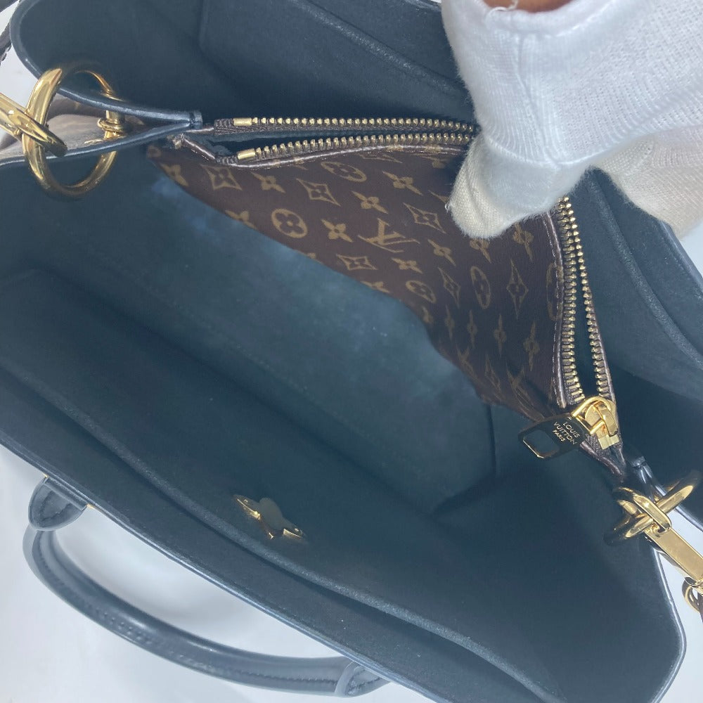 LOUIS VUITTON Handbag M43550 Monogram canvas Brown Monogram Flower tote Women Used Authentic