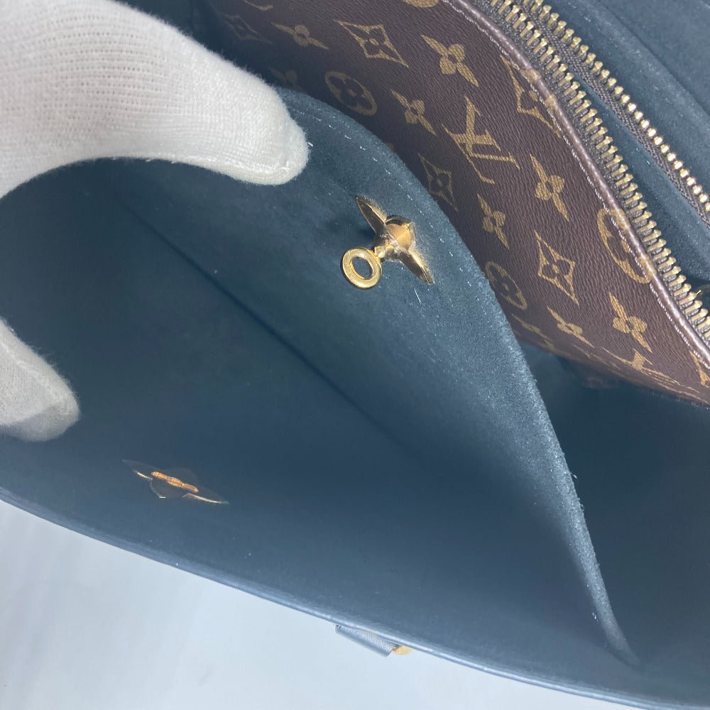 LOUIS VUITTON Handbag M43550 Monogram canvas Brown Monogram Flower tote Women Used Authentic
